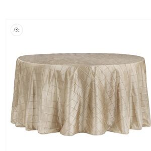 Elegant Champagne Tablecloth